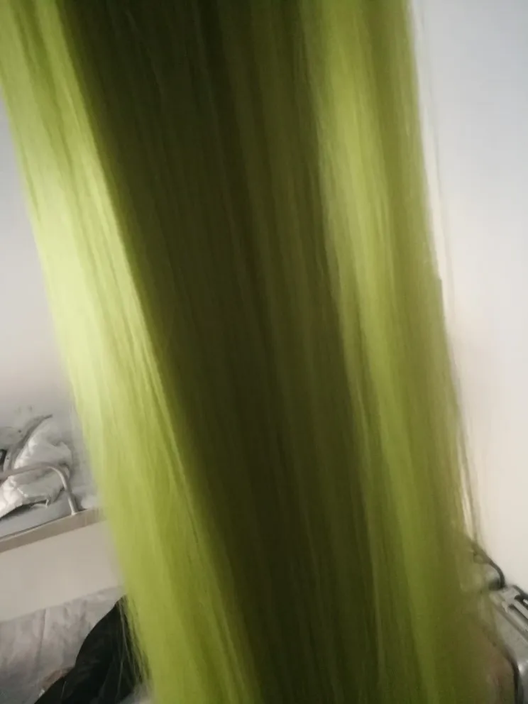 Fate/большой заказ Enkidu Косплей зеленый парик Мужские Enkidu длинные прямые зеленые волосы парик костюмы