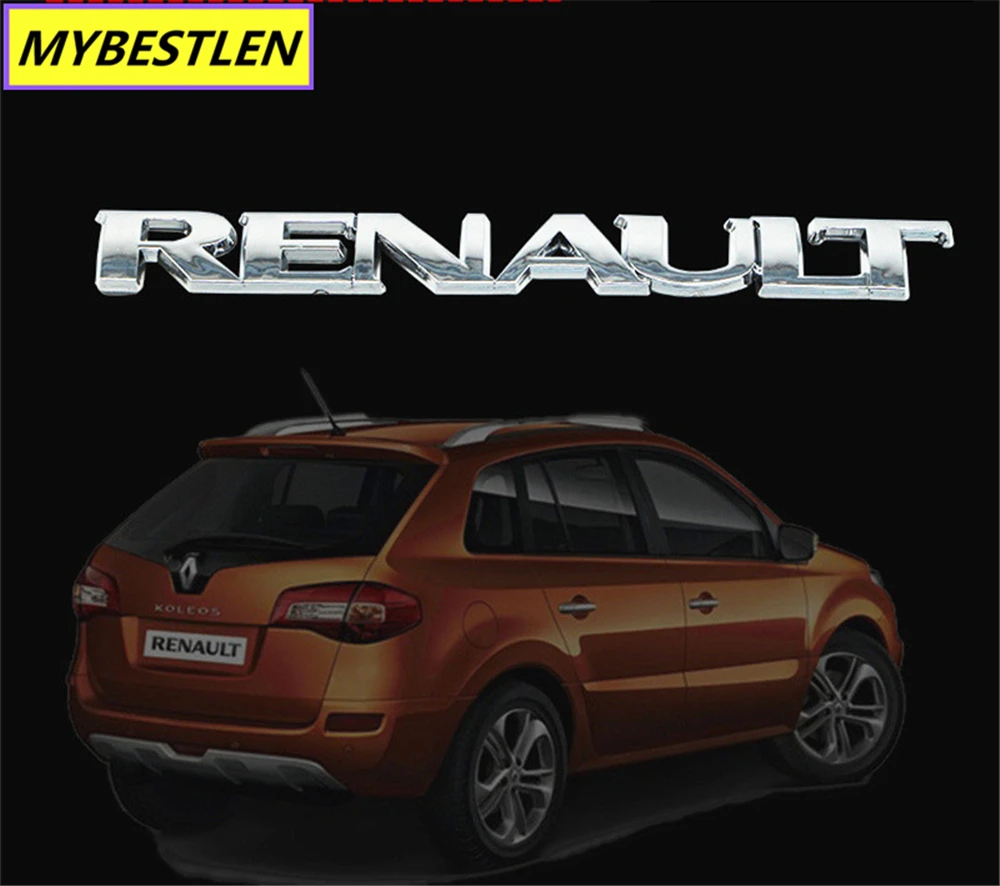 3D Эмблема для стайлинга автомобиля металлические наклейки Renault Koleos Latitude Fluence Coupe
