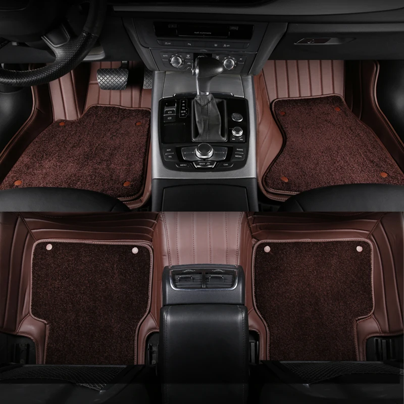 Пользовательские автомобильные коврики для Volkswagen все модели vw passat b5 6 polo golf tiguan