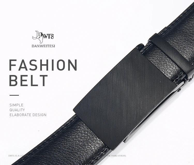 [DWTS]cow genuine leather belts for Men high quality male brand automatic buckle belt cummerbunds cinturon hombre