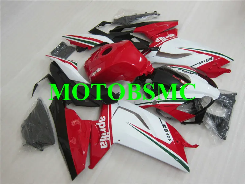 Набор обтекателей для Aprilia RS125 06 07 08 09 10 11 RS 125 2006 2007 2011 Топ Красный Белый Черный