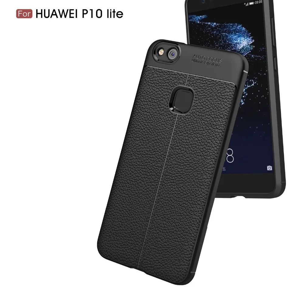 Чехол Etui Huawei P10 Lite силиконовый чехол для чехлы из мягкого углеродного волокна Brushe