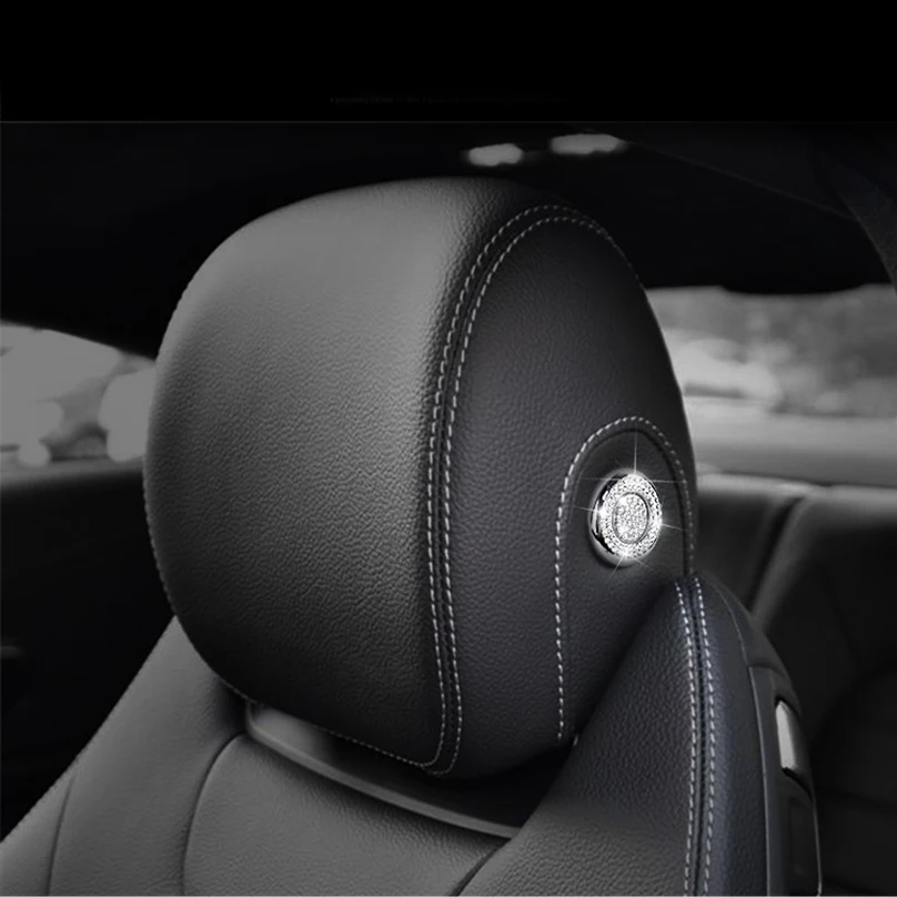 Накладка на подголовник кресла автомобиля Mercedes Benz E Class E300 GLC C1800L C200L C260L|Лепнина