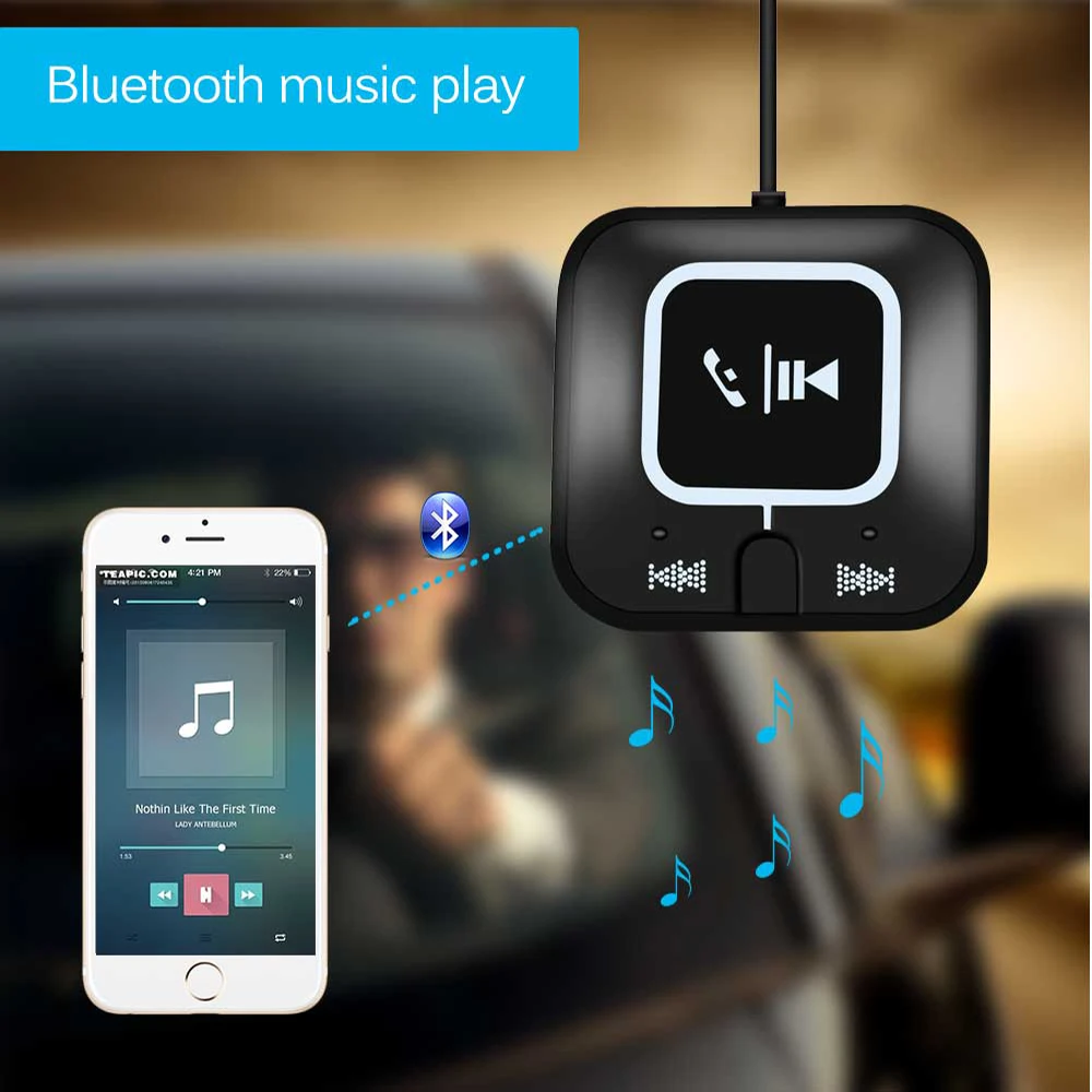 FSU Bluetooth автомобильный комплект музыкальный приемник адаптер для автомобиля Aux с 3