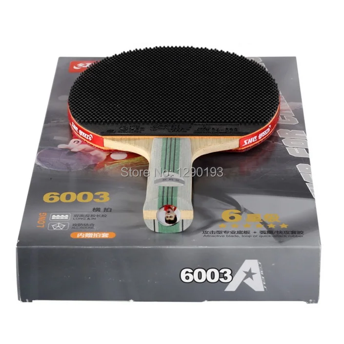 DHS 6 Star Easy Control Table Tennis Bat A6003 PingPong Paddle Racquet - Long Handle | Спорт и развлечения