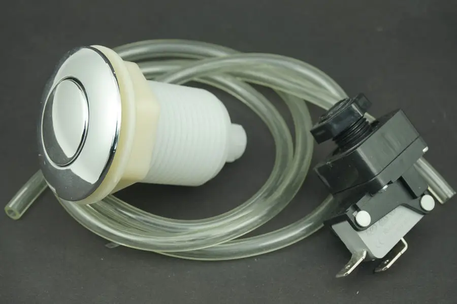 Измельчитель мусора отходов кнопка переключения воздуха с воздушным шлангом и