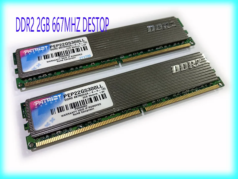 Оригинальный Оперативная память 4 ГБ DDR2 (2gbX 2 шт.) 800 мГц/для AMD и Intel/ddr2 памяти PC2-6400