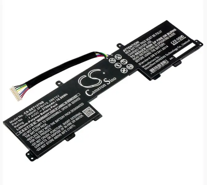Аккумулятор Cameron Sino 2700mah для DELL Latitude 13 7350 08K1VJ 0FRVYX 0J84W0 0R89JJ 8K1VJ FRVYX ноутбука батареи |
