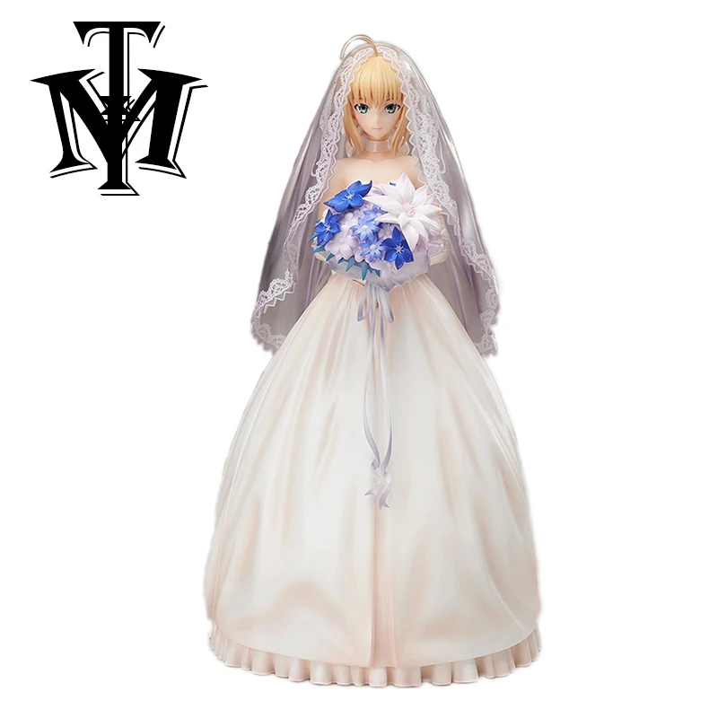 Аниме игра Fate stay night модель Saber свадебное платье 10-я фигурка Коллекционная кукла