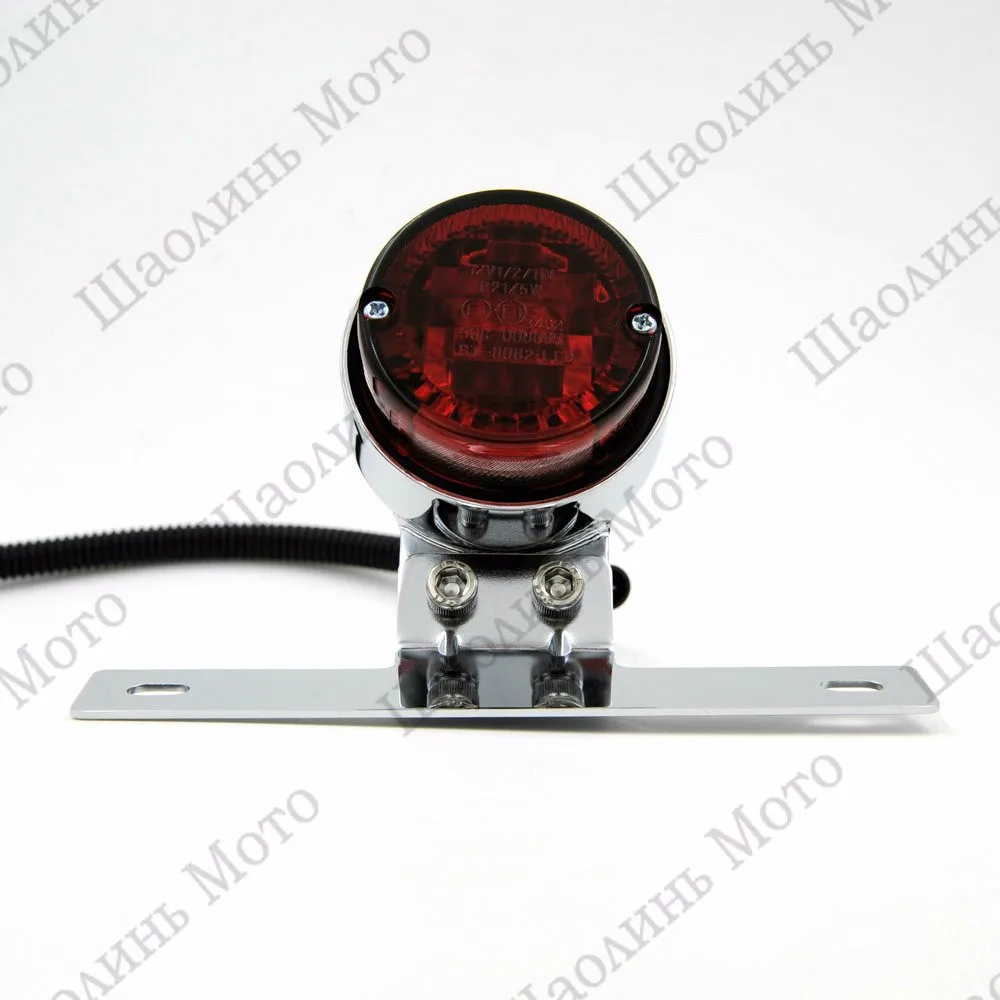 Старинные кафе гонщик скремблер Мотоцикл Круглый стоп Парковка фонарь для Harley 883