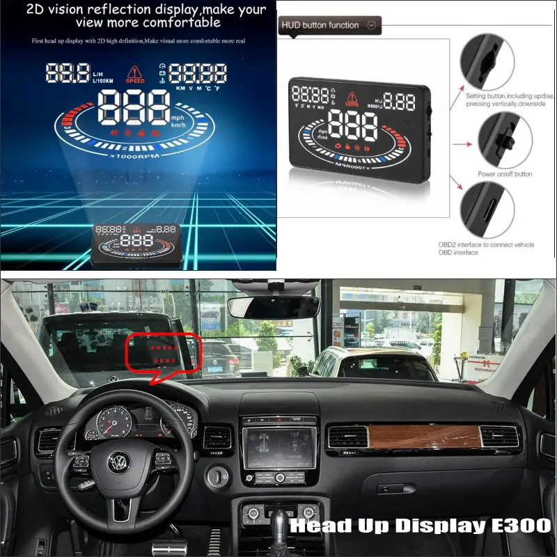 Automobile Projector Screen For VW Sharan/Scirocco/Tiguan/Touran HUD Car Head Up Display Projection Windshield