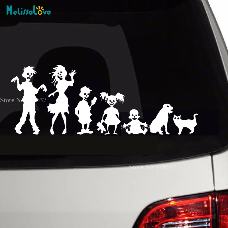 Наклейка Zombie Family для украшения дома спальни детской комнаты высокое качество