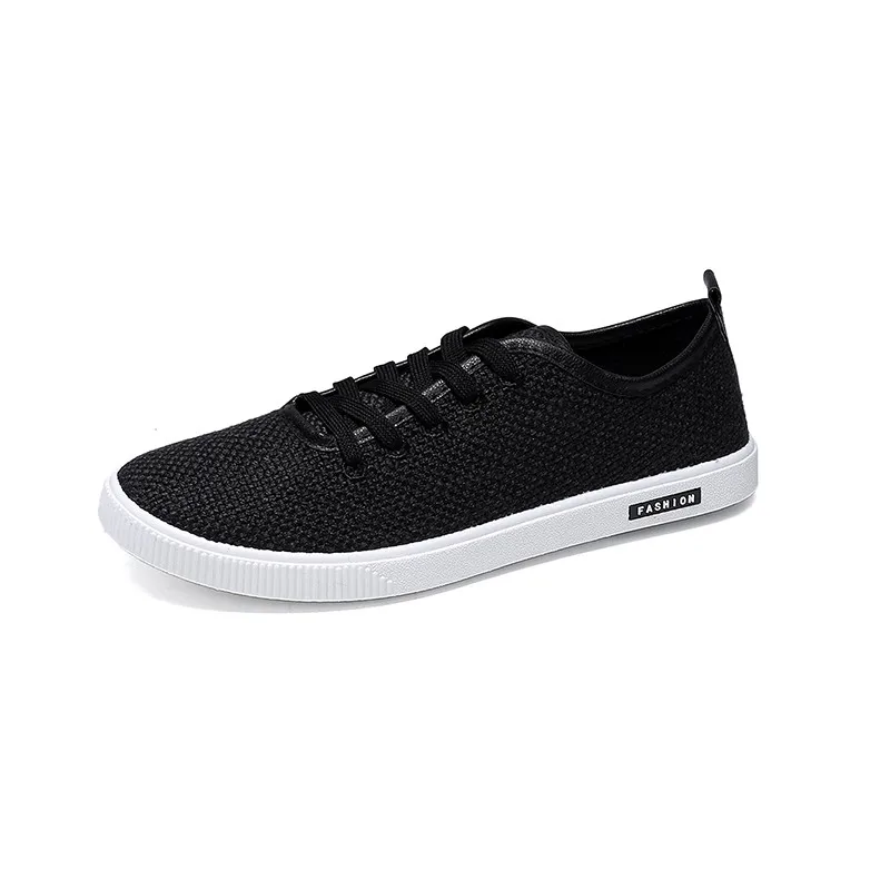 

MIUBU Lowest price Fashion Men Casual Shoes Breathable Linen cotton Shoes Comfortable youth summers light Adultos flat Footwear