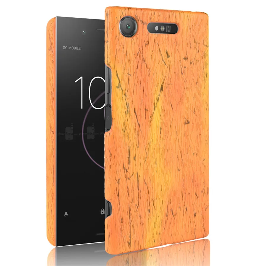 Чехол HOTSWEI для Sony XZ1 компактный 4 6 дюйма тонкий из древесной кожи жесткий