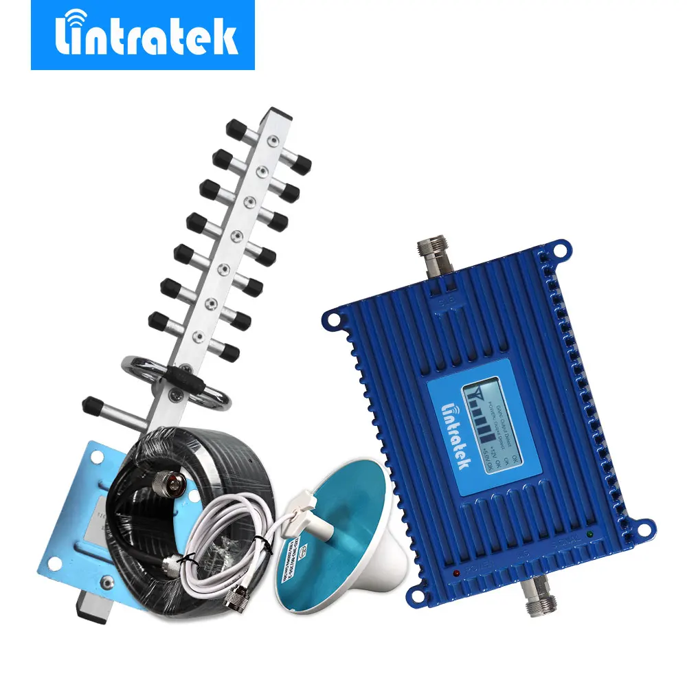 Повторитель сигнала Lintratek 3G 2100 UMTS усилитель с ЖК дисплеем МГц|lintratek 3g|mobile repeaterrepeater