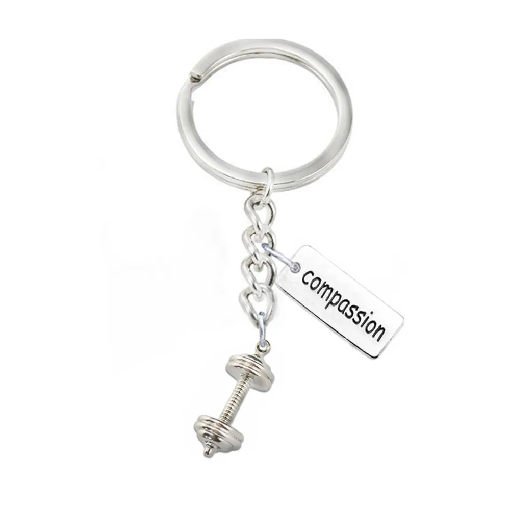 Двойной металлический брелок для подвески и кольца | Украшения аксессуары