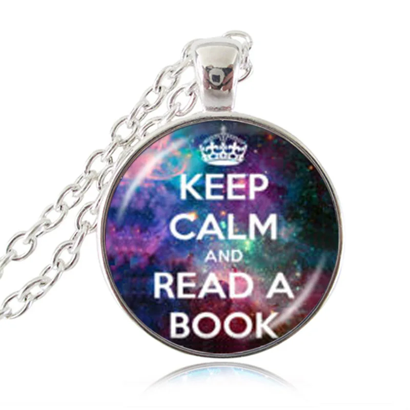 Сохраняйте спокойствие и пишите на кулонах ожерелье писателя Цитата Ювелирных