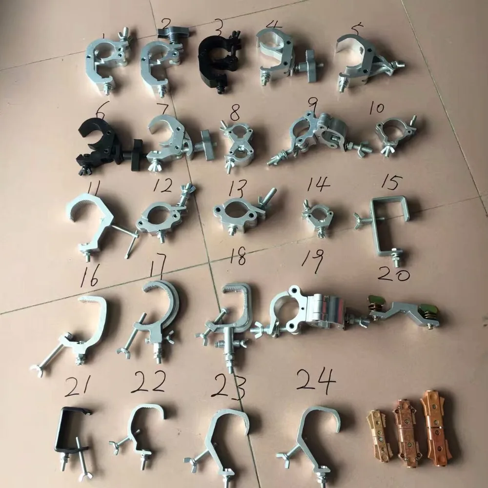 LED-лампа на крюке алюминиевая Par / клемма для светильника LED Par, малая трубка / PAR LED / пара / клемма на.