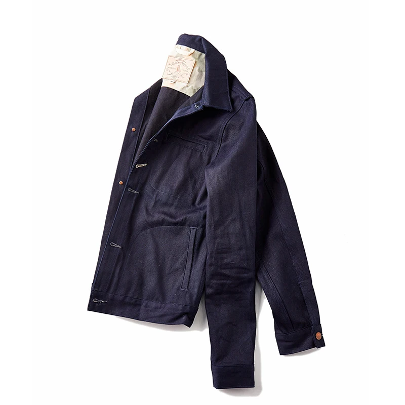 2017 Весна Осень брендовая Новая мужская джинсовая куртка карго Повседневная