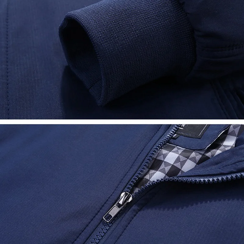 MFERLIER мужские куртки больших размеров 7XL 8XL классические деловые Простые