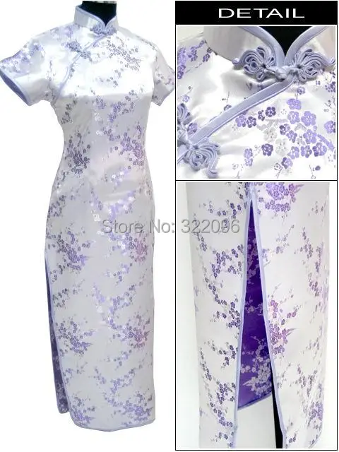 Shanghai Story New Dark Blue evening dress long party cheongsam traditional for Women Girls qipao | Тематическая одежда и