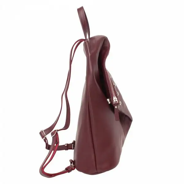 Женский кожаный рюкзак LAKESTONE FLORENCE BURGUNDY | Багаж и сумки