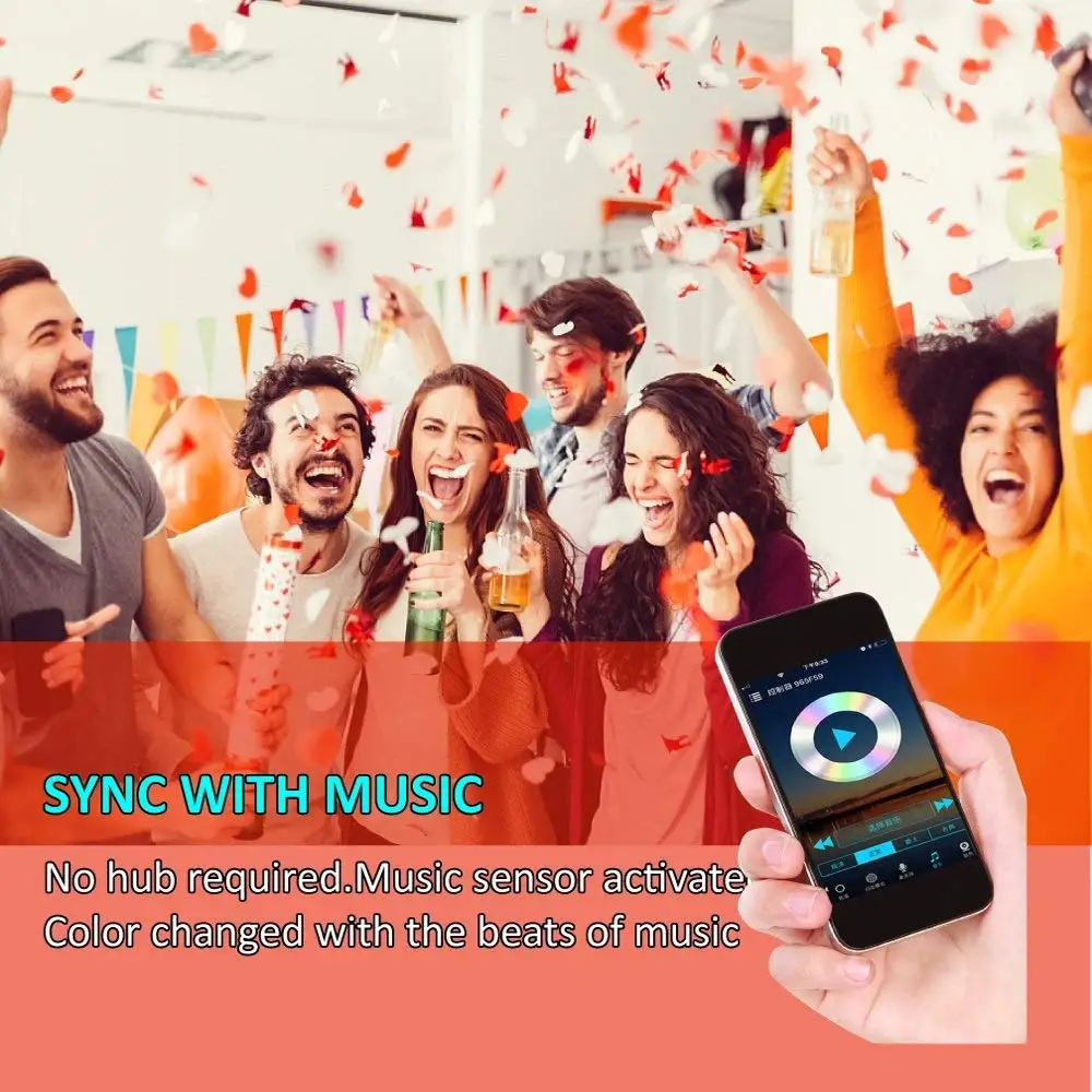 

DC 12V 5050 Flexible WiFi LED Strip Controlled By Phone Works With Amazon Alexa Google Home IFFFT Siri Smart Home Decoration