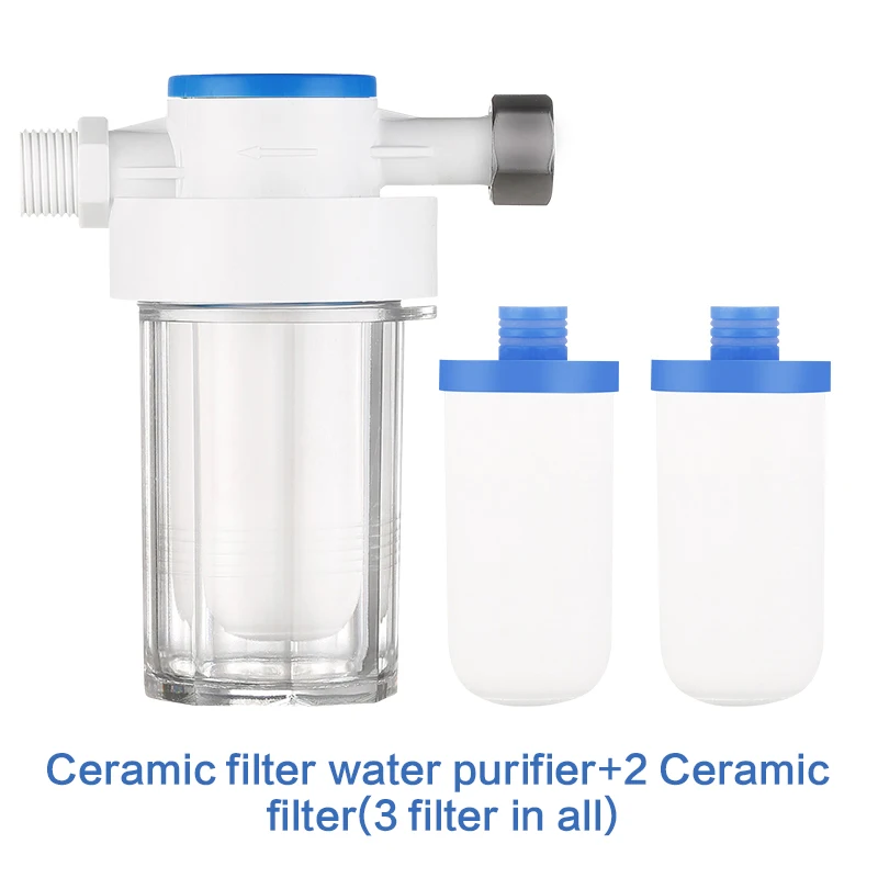 Ceramic Filter 1 Очиститель воды выход Универсальный фильтр для душа активированный уголь PP Хлопок керамические кухонные смесители насадка для душа аксессуары для ванной комнаты - Цвет: Ceramic Filter 1