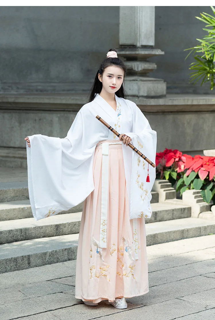 Hanfu одежда для выступлений одежда для сцены Традиционный китайский народный танцевальный костюм женский мужской шоу наряды взрослых танцевальный костюм DN3507