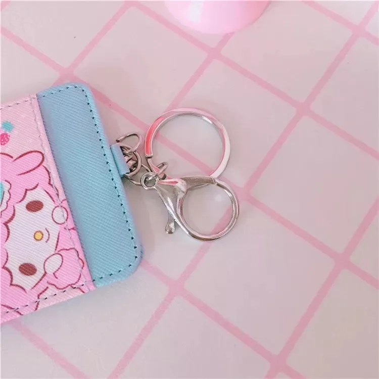 Kawaii мультипликационный Kitty Twin Stars Bus Card SetsStudents многофункциональный держатель для