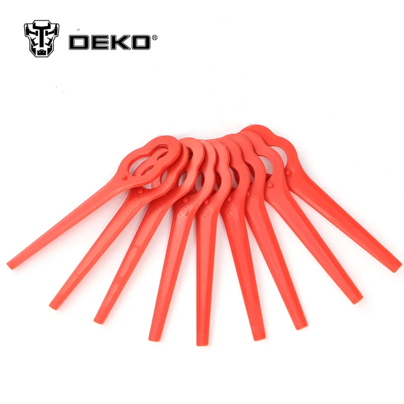 DEKO 100 Шт Качели пластиковые подвески с лезвиями для DKGT06 20V литиевая 1500mAh