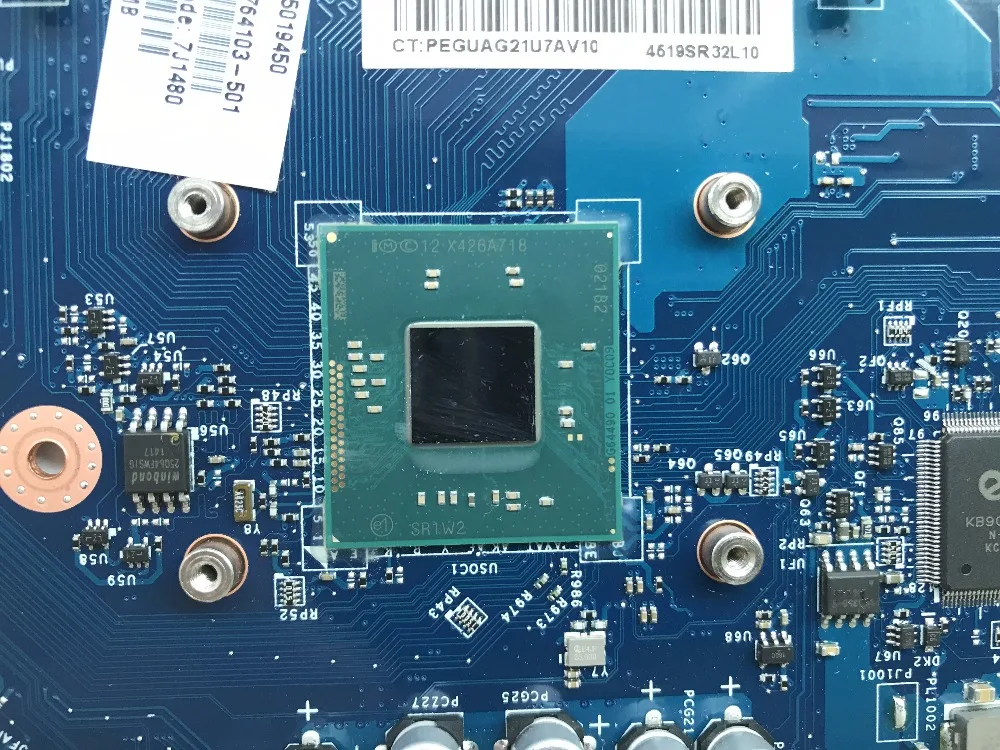 Высококачественная материнская плата для ноутбука совместимая с HP Pavilion 15-R ZS050