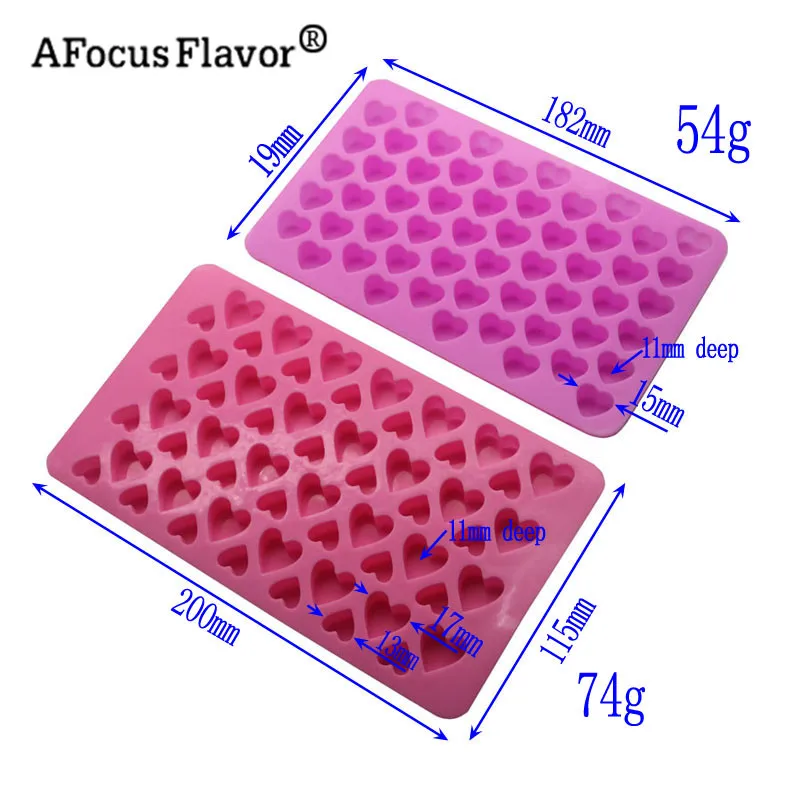 1 шт. силиконовая форма для шоколада в форме сердца мыла помадки торта