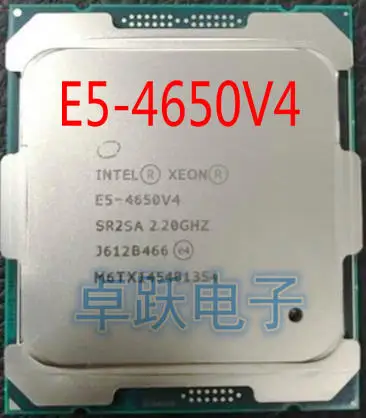 E5 4650V4 Original Intel Xeon 4650 V4 2 20 GHZ 14 Core LGA2011 3 процессор Бесплатная доставка|Процессоры| |