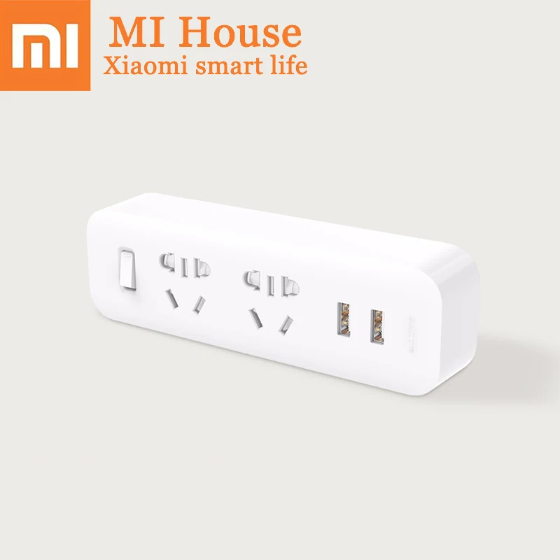 Умный удлинитель Xiaomi Mijia 2 розетки Usb 5 В 1 А|Электрические вилки| |