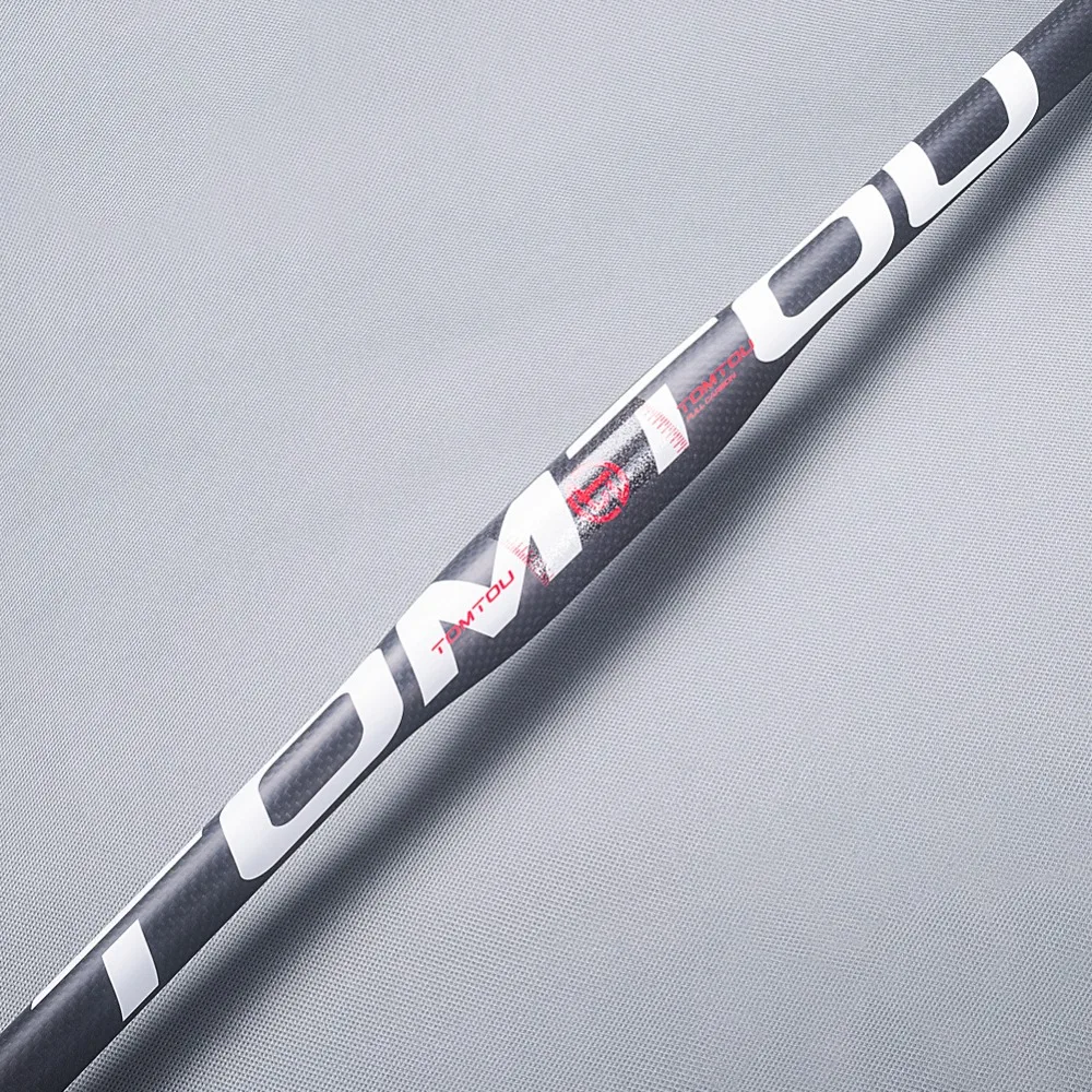 Белый матовый руль для горного велосипеда TOMTOU из углеродного волокна 3K|handlebar rise|mtb