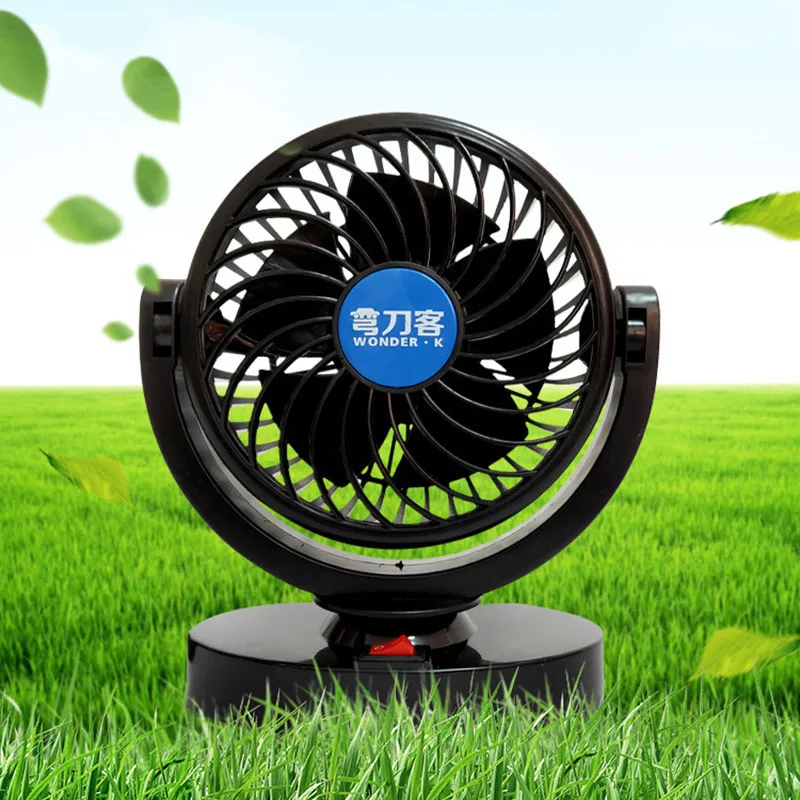 12 В/24 В портативный автомобильный вентилятор с одной головкой Электрический