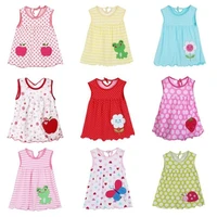 0 24m new borns cotton flower dresses baby girls summer multi pattern clothes
