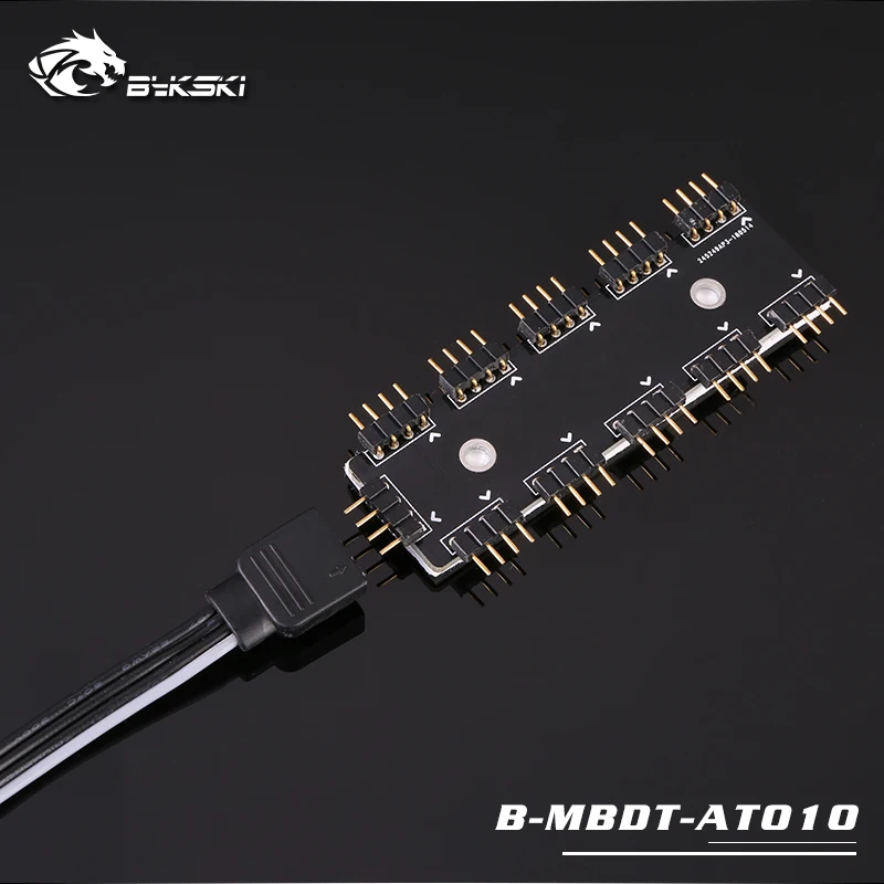 Bykski spliter для 12v 4pin/5 v 3pin много оборудования управления светом Материнская плата msi