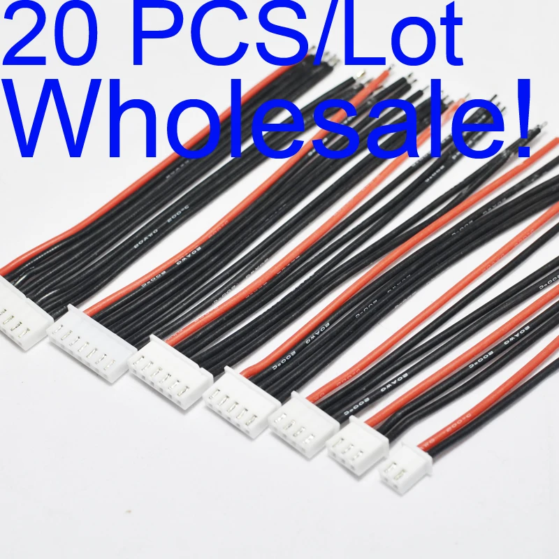 Оптовая продажа! 10 см разъем зарядного устройства AWG20 Lipo работает с зарядным