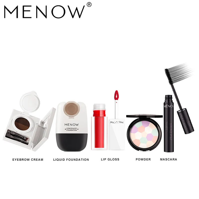 Набор для макияжа MENOW набор основы и консилера высококачественный блеск губ