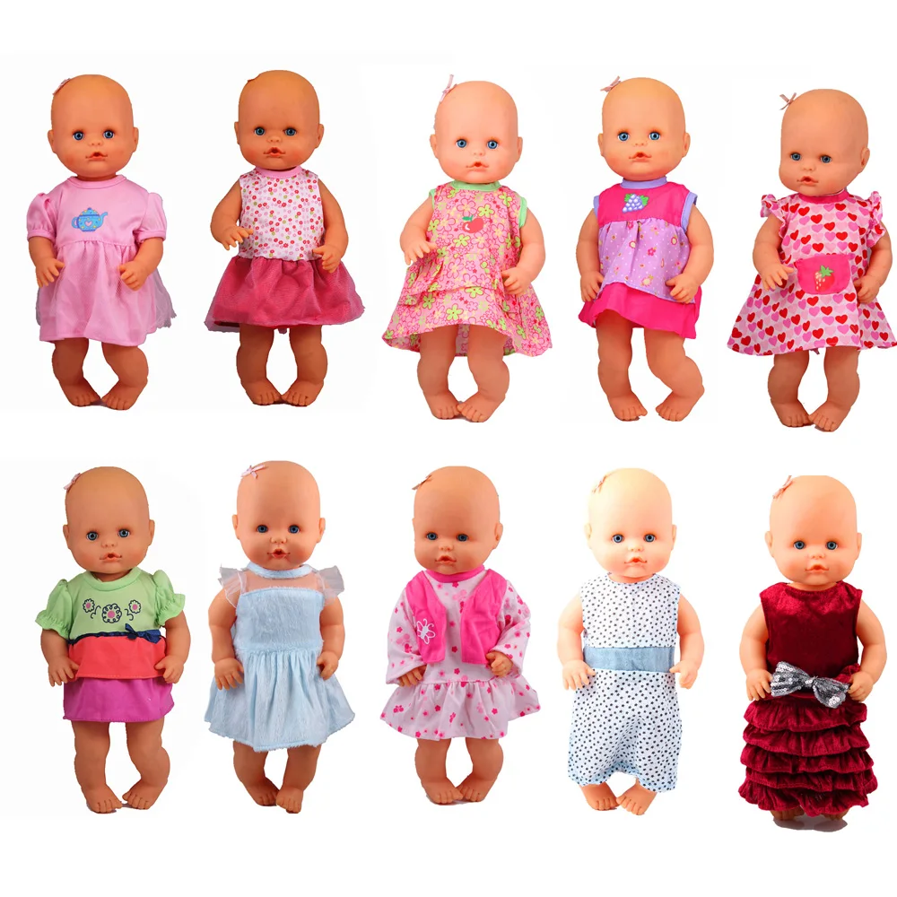 13 дюймовая кукольная одежда 35 см Nenuco Ropa Accesorios y su Hermanita 10 стильные платья модные на