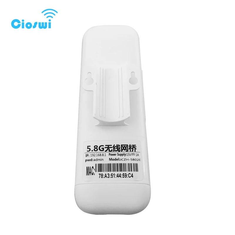 2km QCA9344 wifi range outdoor wireless access point cpe 5ghz with POE power adapter 300mbps high power cpe network router