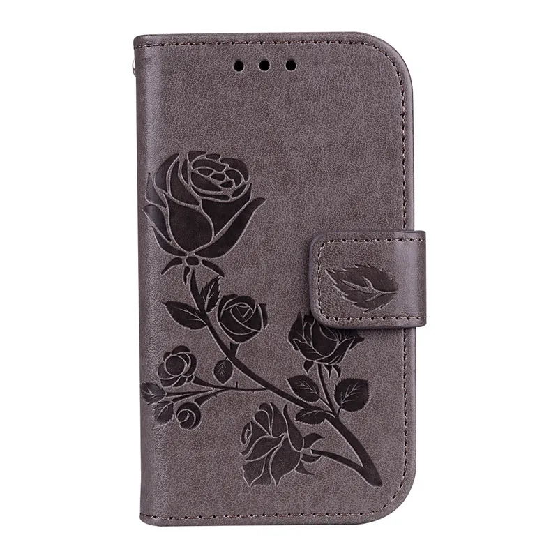 Gray J1 Mini Prime Чехол-портмоне из кожи с откидной Чехол для samsung galaxy j1 mini prime чехол Чехол-портмоне для карточек для samsung J1 Mini Prime - Цвет: Gray