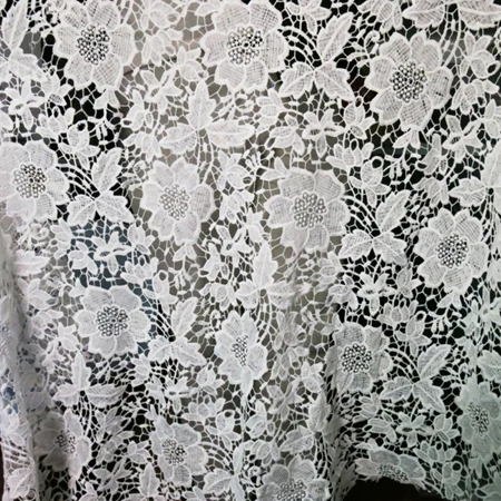 Оптовая продажа аксессуары для букета кружевной материал цветы гипюр ткань