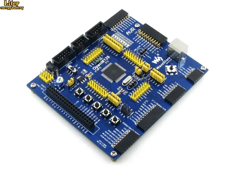 ATMEL AVR макетная плата ATmega128A AU 8 бит RISC ATmega128 комплект = Waveshare OpenM128