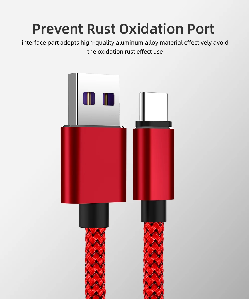 5A type C кабель для быстрой зарядки для huawei P20Pro P30lite Mate20 USB C быстрое зарядное устройство провод для Samsung S8 S9 type-C супер зарядное устройство Кабо