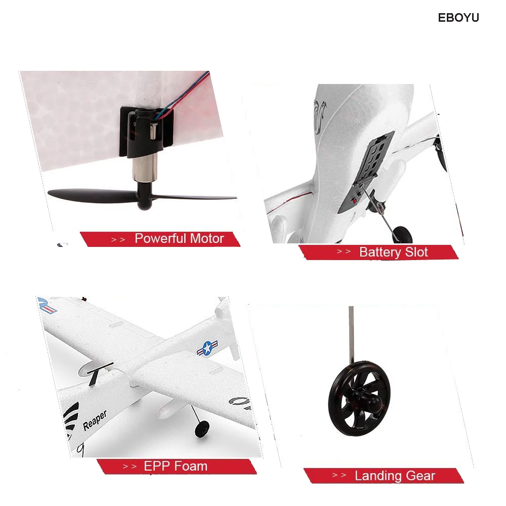 WLtoys XK A110 Predator MQ 9 2 4G 565 мм 3CH EPP DIY Glider RC Airplane самолёты с фиксированным крыльем