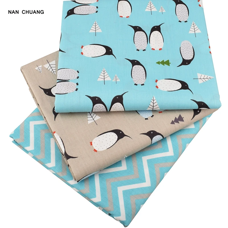 Nanchuang Fox, 6 шт./лот, Лоскутная хлопковая ткань для детей и малышей, кукольный чехол, постельные принадлежности, сделай сам, шитье, стеганное одеяло, жировые кварталы, материал