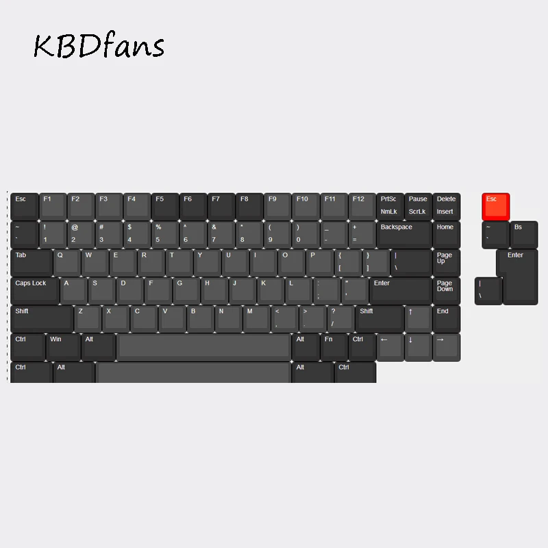 Толстый pbt 84 боковая печатная Кепка высокая износоустойчивость для OEM профиль